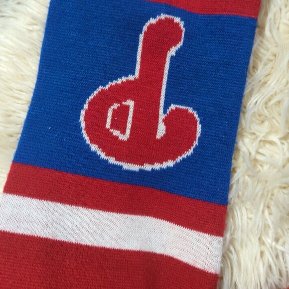 FOCO Philadelphia Phillies 2012 Team Stripe Scarf Collective Winter Hockey Scarf - Picture 2 of 9